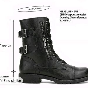 Black Lace-Up Ankle Boots